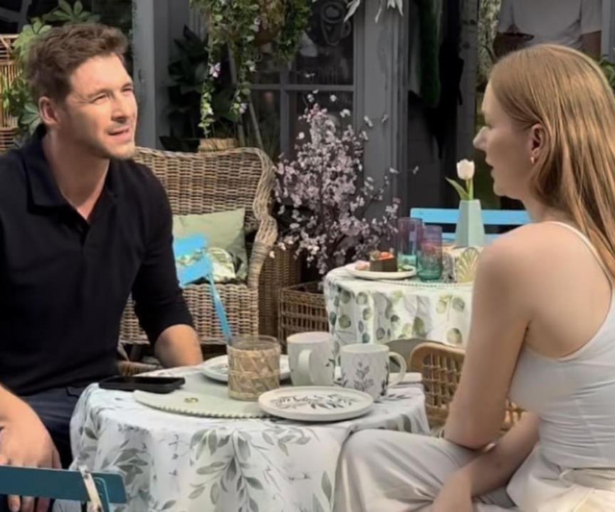 M jak miłość: Marcin sam na sam z Elżbietą. Eleganckie spotkanie w bistro