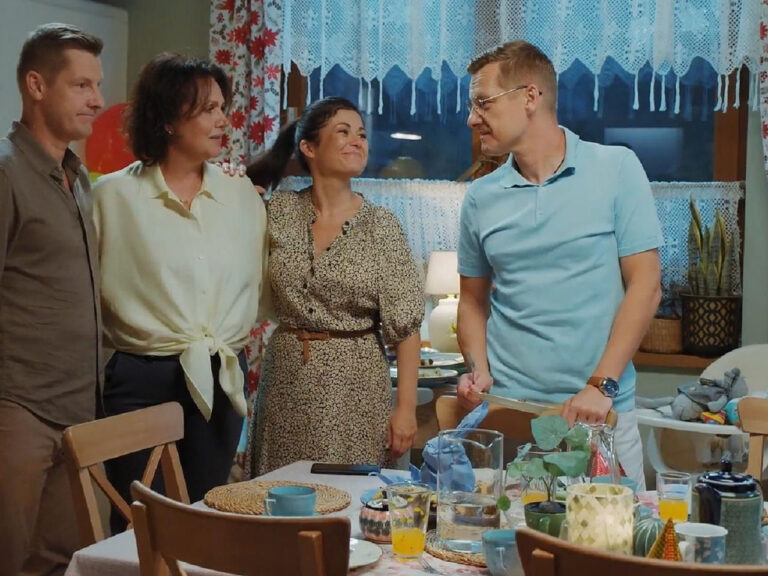 Marysia z rodziną w M jak miłość